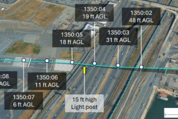 Crew of plane that hit N.J. Turnpike light pole knew they were too low
