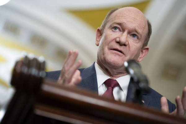 Sen. Chris Coons briefly hospitalized after Delaware traffic accident