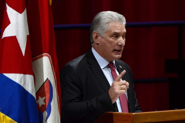 U.S. sanctions Cuban leader Miguel D&iacute;az-Canel, military, Castro kin
