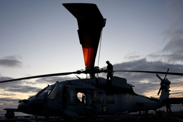 U.S. military suspends search for missing sailor in Arabian Sea U.S. military suspends search for missing sailor in Arabian Sea